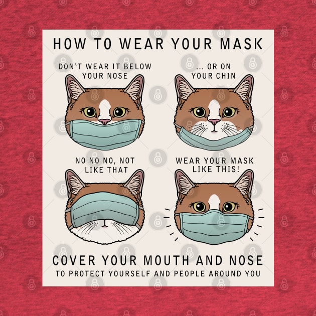 How to wear your mask 4 by tiina menzel